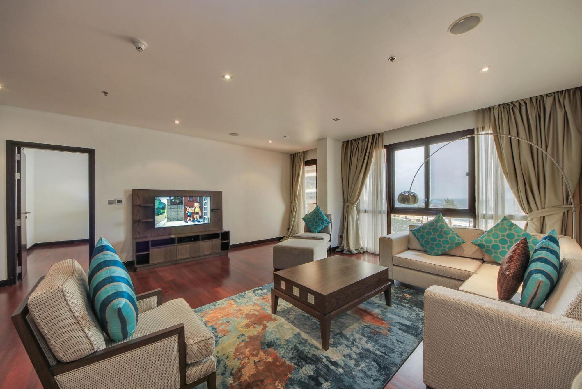 Luxe Getaways Royal Amwaj Palm Jumeirah Resort Apartment Holiday Home Dubaj Szoba fotó