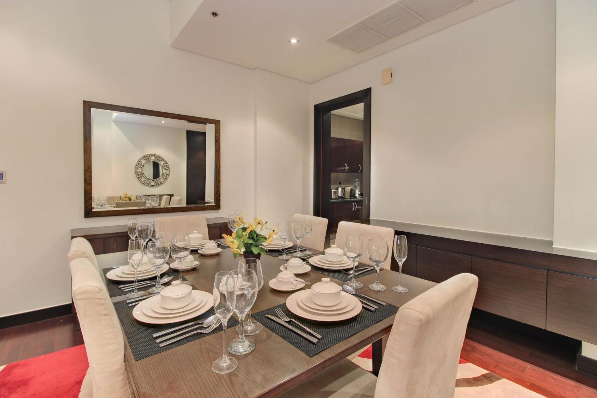 Luxe Getaways Royal Amwaj Palm Jumeirah Resort Apartment Holiday Home Dubaj Kültér fotó