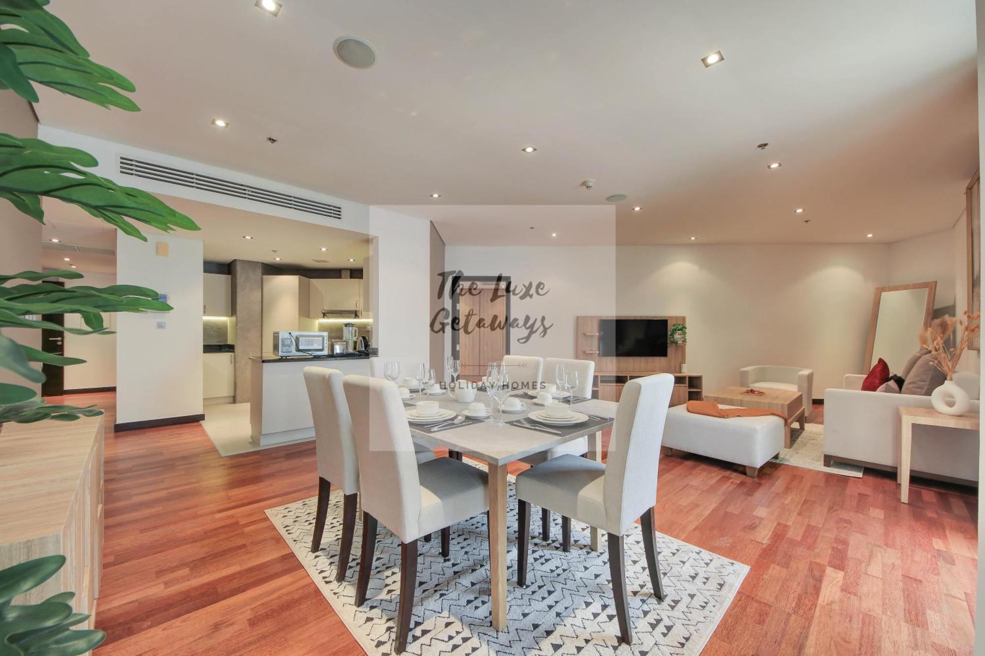 Luxe Getaways Royal Amwaj Palm Jumeirah Resort Apartment Holiday Home Dubaj Kültér fotó